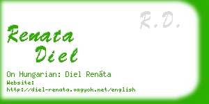 renata diel business card
